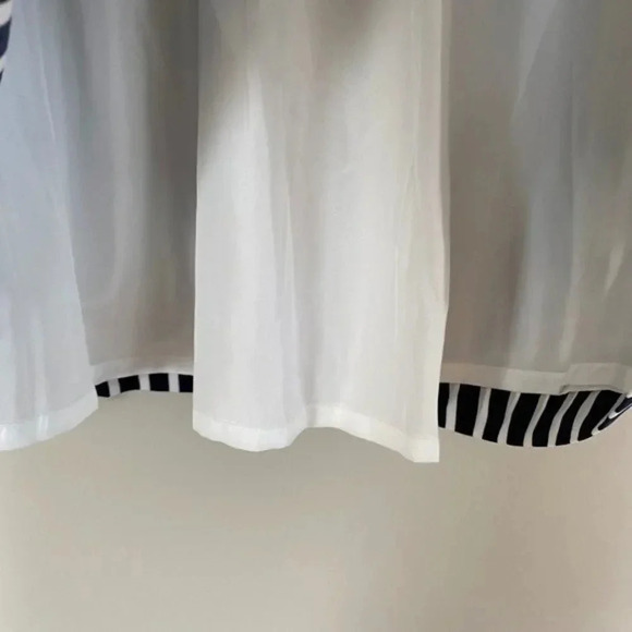 NWT J.Crew Mercantile Navy and White Striped Skirt - Picture 5 of 10